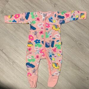 Bonds Bugs Life Pink Floral Kids One Piece